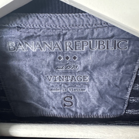 Banana republic vintage striped long sleeve shirt - Picture 2 of 6